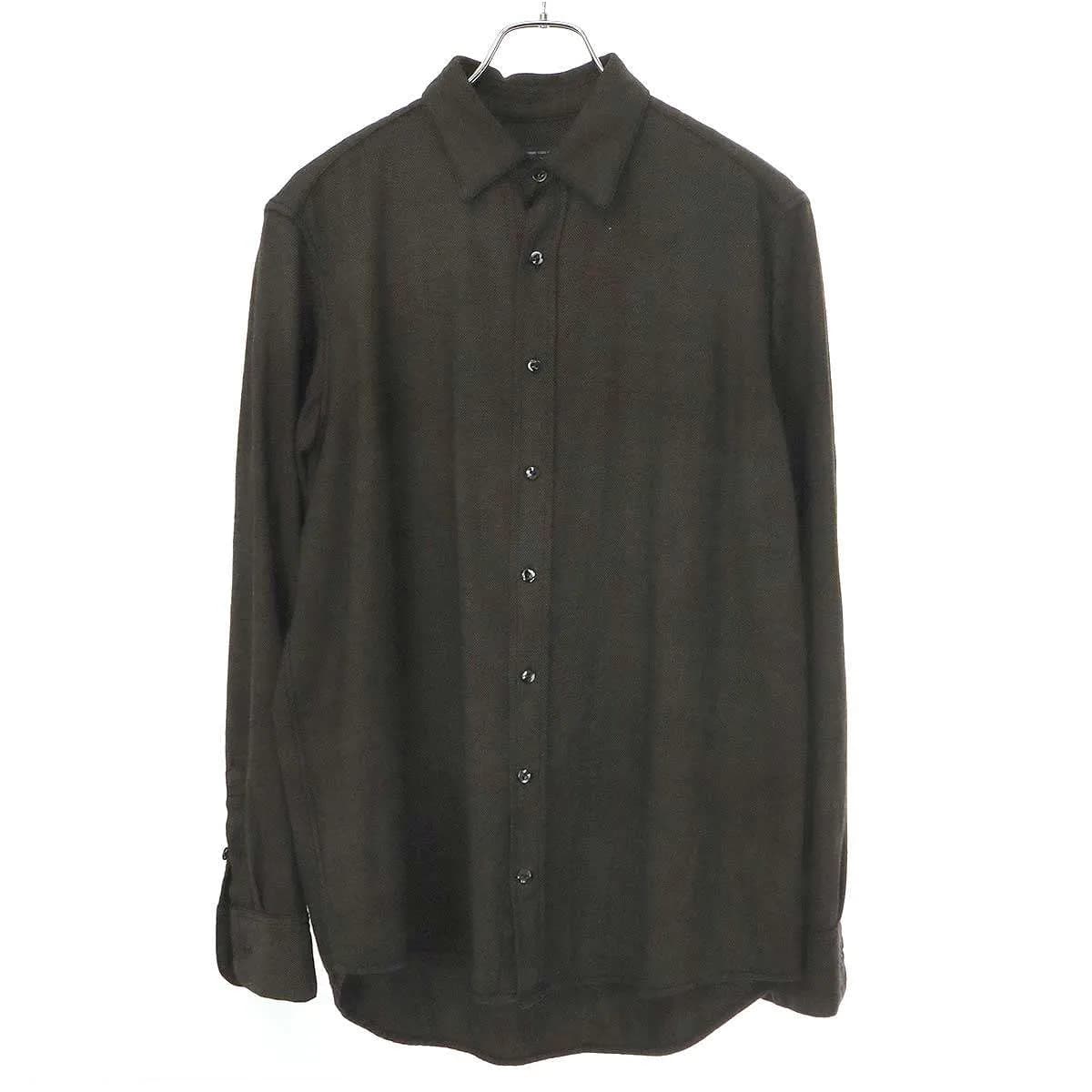 GEOFFREY B.SMALL ジェフリービースモール 18AW Liberte別注 Super 120’s レギュラーカラー ウールシャツ 19/22 GRS06