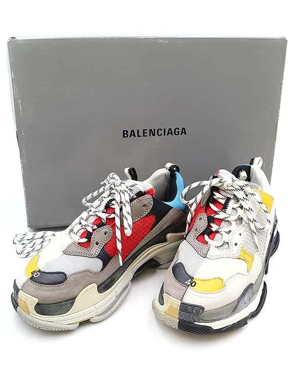 BALENCIAGA バレンシアガ Triple S トリプルエス バイカラースニーカー