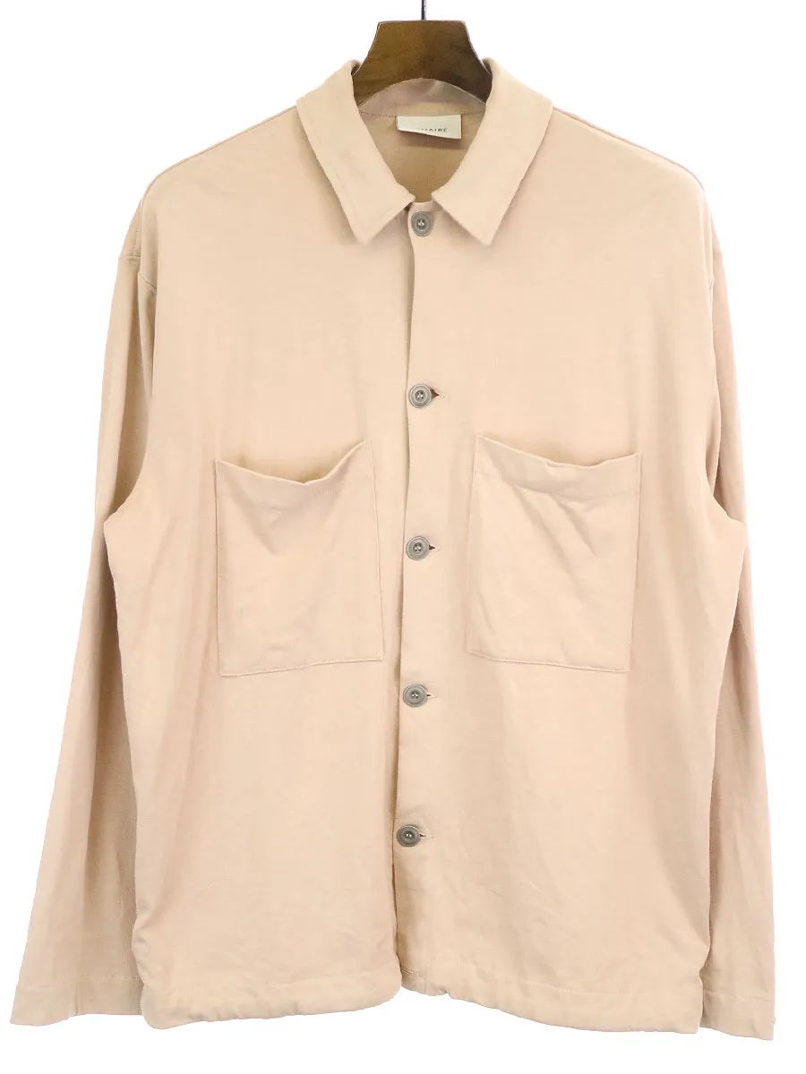 LEMAIRE ルメール 19SS コットンジャージーオーバーサイズシャツジャケット