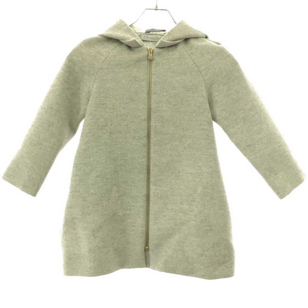Christian Dior クリスチャンディオール カシミヤ混ジップアップフーデッドコート 9HBM11COAC