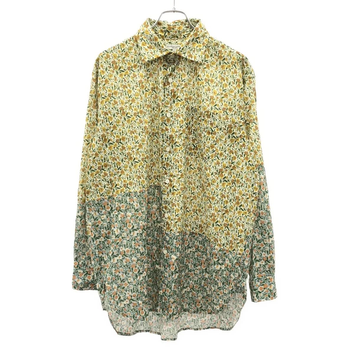 Engineered Garments エンジニアドガーメンツ 26SS Combo Spread Collar フラワープリントパネルドシャツ