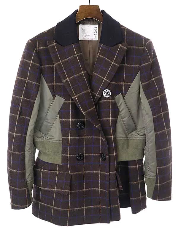 sacai サカイ 20AW MA-1ドッキングロングジャケット