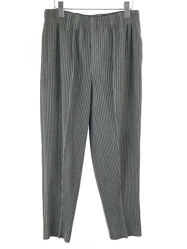 ISSEY MIYAKE オム プリッセ イッセイ ミヤケ 21SS WOOL LIKE LIGHT プリーツイージーパンツ