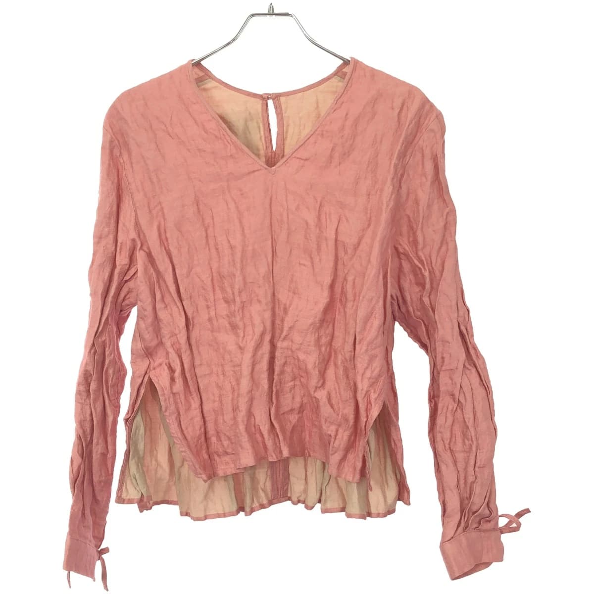 Toogood トゥーグッド THE BELLRINGER TOP シワ加工Vネックプルオーバーブラウス