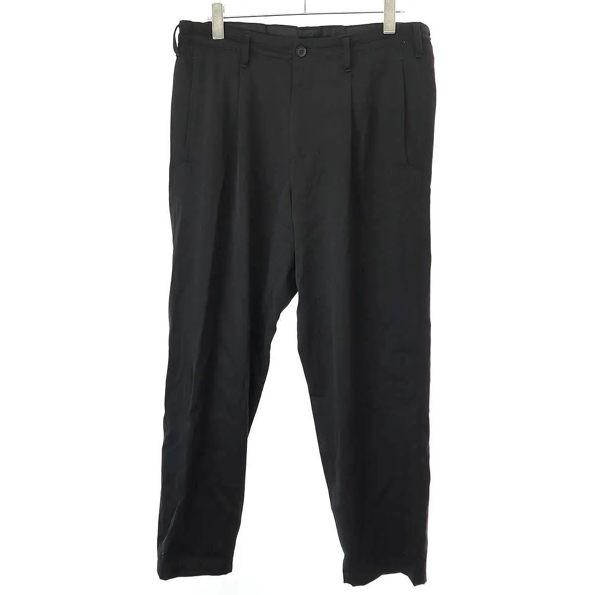 Yohji Yamamoto ヨウジヤマモト プールオム 23AW 1TUCK PANTS ワンタックウールパンツ HJ-P78-152