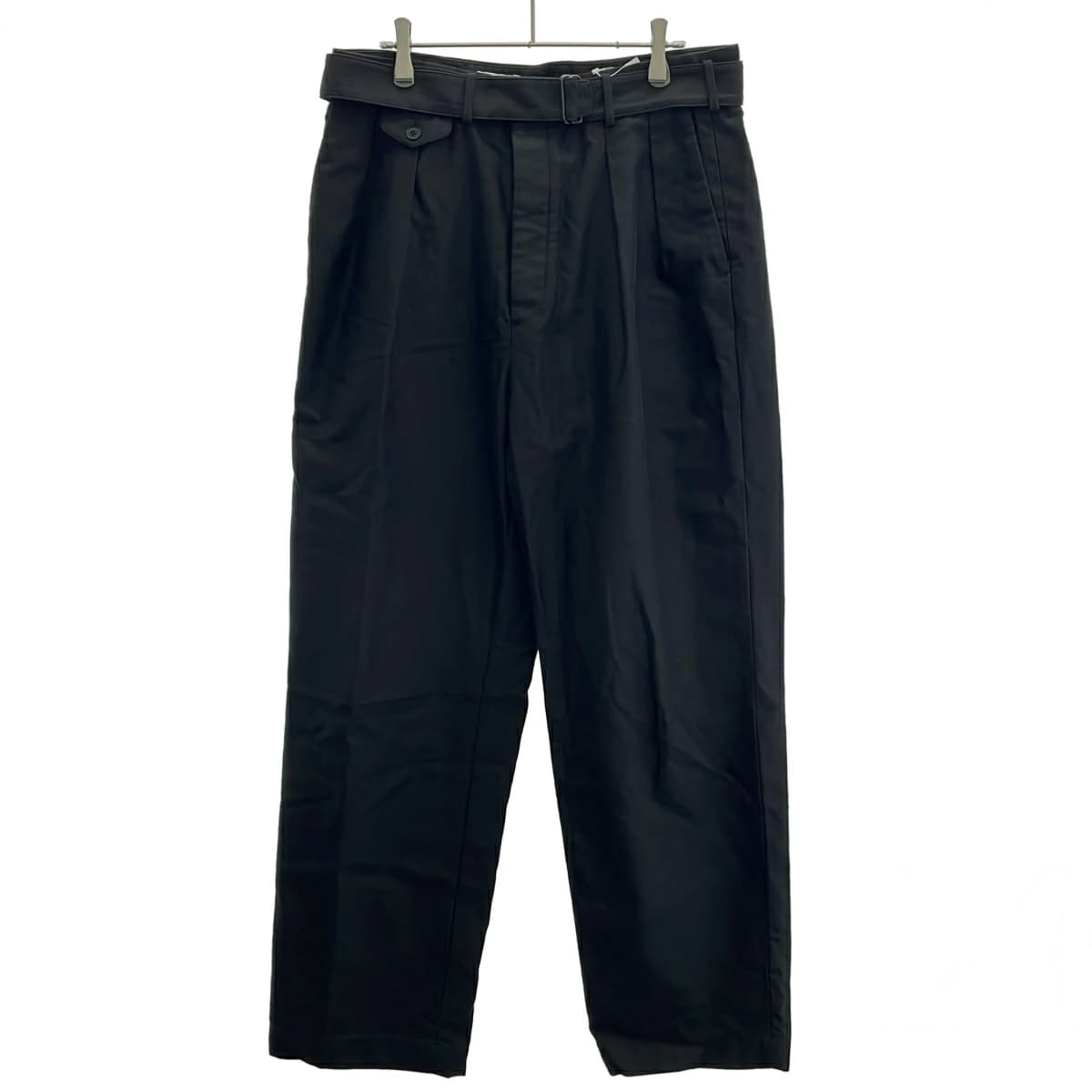 Kaptain Sunshine キャプテンサンシャイン 25AW Belted Riviera Pantalon バギーサテンベルテッドパンツ KSBSPT02