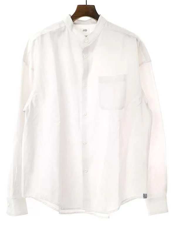 visvim ビズビム 22SS INGALL II SHIRT L/S スタンドカラーウールリネンシャツ