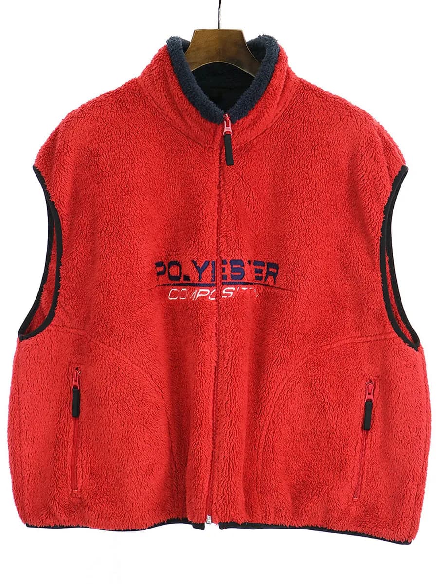 doublet ダブレット 18AW POLYESTER FLEECE VEST オーバーサイズフリースベスト