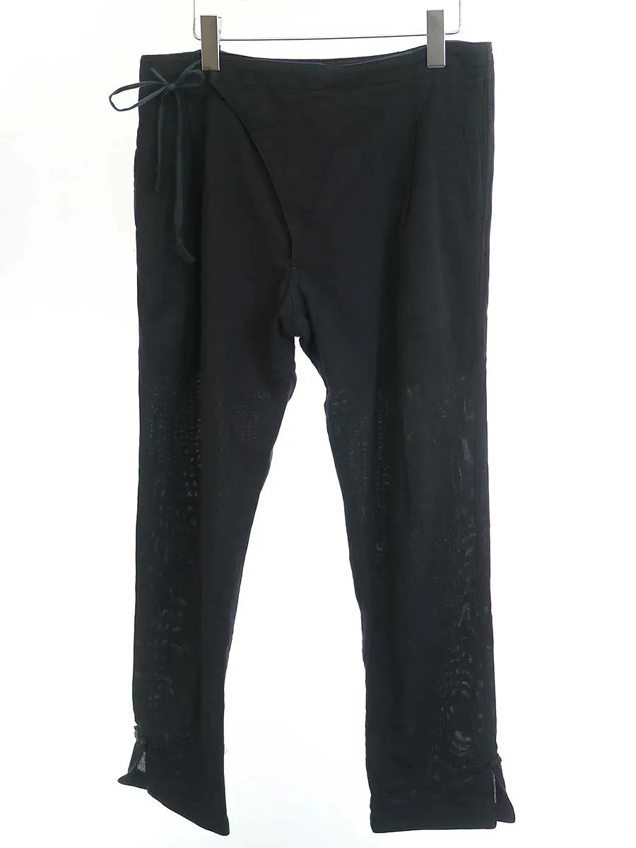TAKAHIROMIYASHITA The SoloIst. タカヒロミヤシタ ザ ソロイスト 17SS KIMOJAMA PANTS シルク混コットンキモジャマ