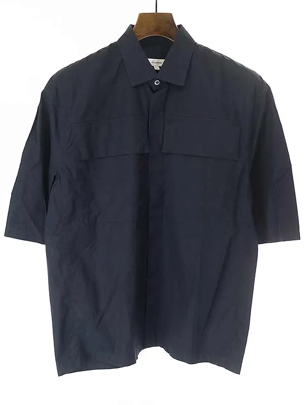 JIL SANDER ジルサンダー 18SS コットンフラップポケットショートスリーブシャツ