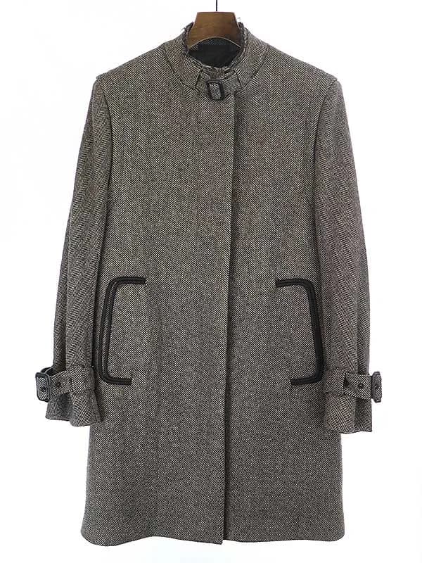 Maison Margiela メゾン マルタン マルジェラ 04AW ヘリンボーンスタンドカラーコート