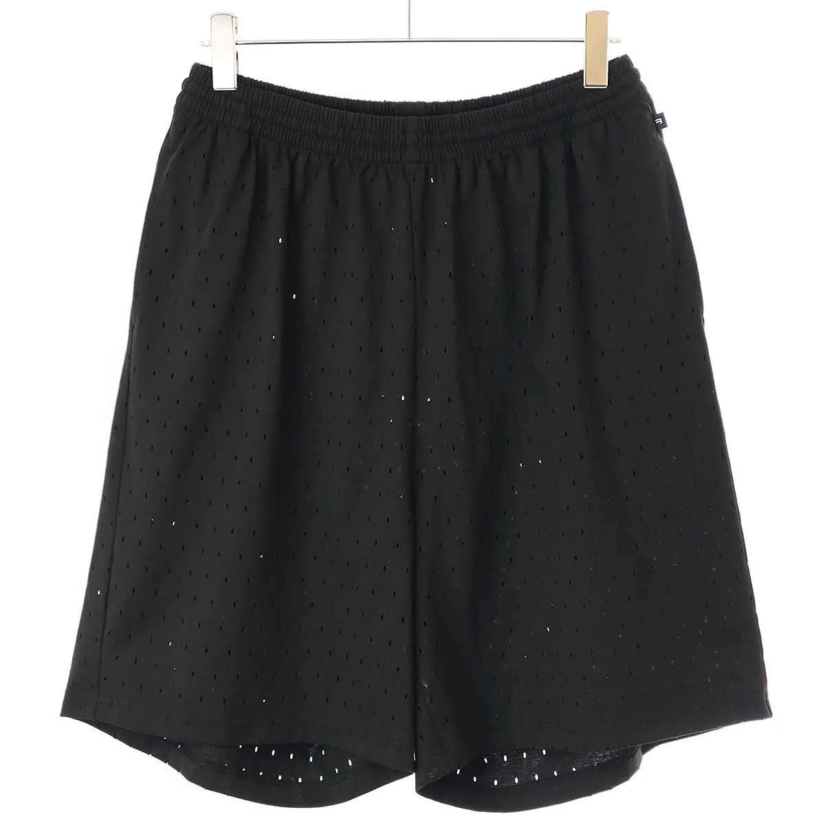 BALENCIAGA バレンシアガ Perforated shorts メッシュショートパンツ