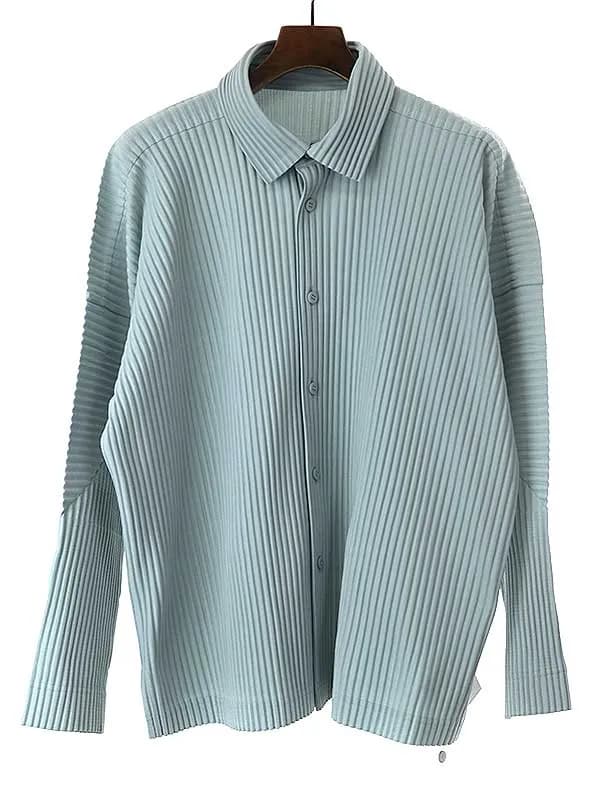 ISSEY MIYAKE オム プリッセ イッセイ ミヤケ 22SS プリーツロングスリーブシャツ