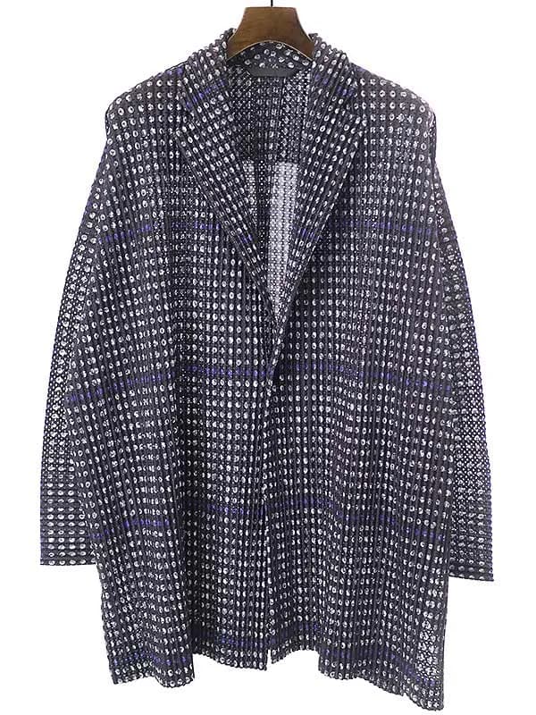 ISSEY MIYAKE オム プリッセ イッセイ ミヤケ 22SS パンチングドットプリーツジャケット