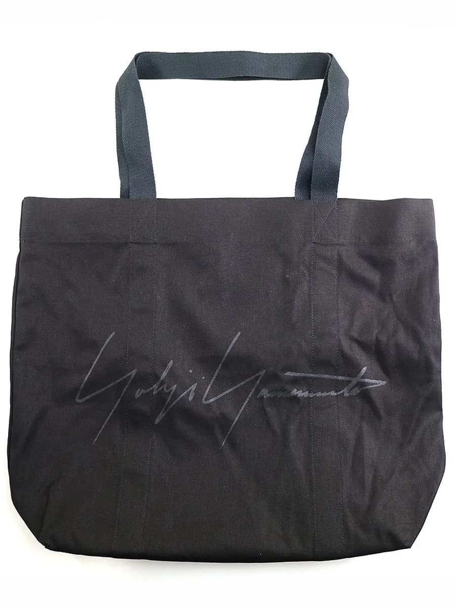 Yohji Yamamoto ヨウジヤマモト 青山店限定ノベルティ コットンロゴトートバッグ