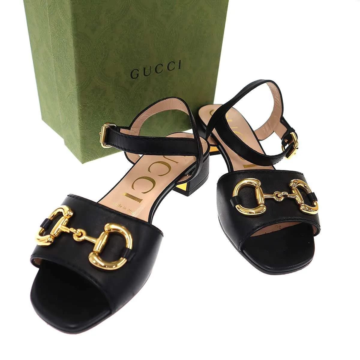GUCCI グッチ ホースビット ストラップサンダル 655413