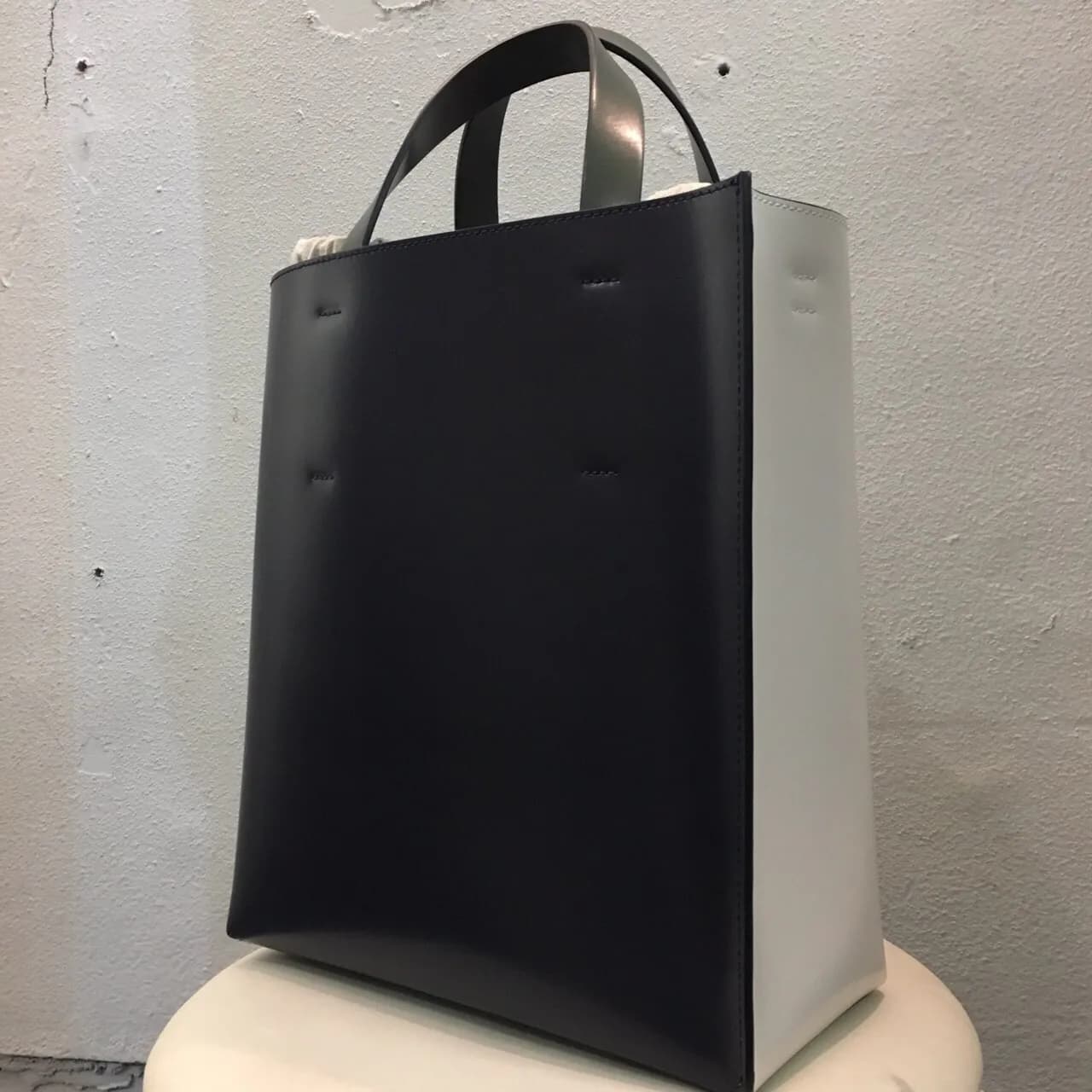 MARNI MARNI 17SS MUSEO カーフレザーショッピングバッグ