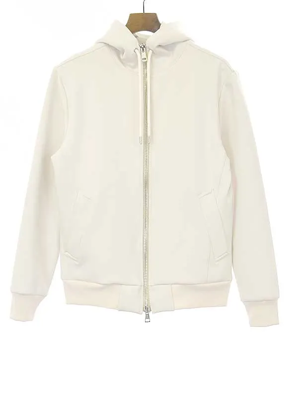 1piu1uguale3 ウノピゥウノウグァーレトレ 22SS 40G FULLY DULL JERSEY バックロゴジップアップパーカー