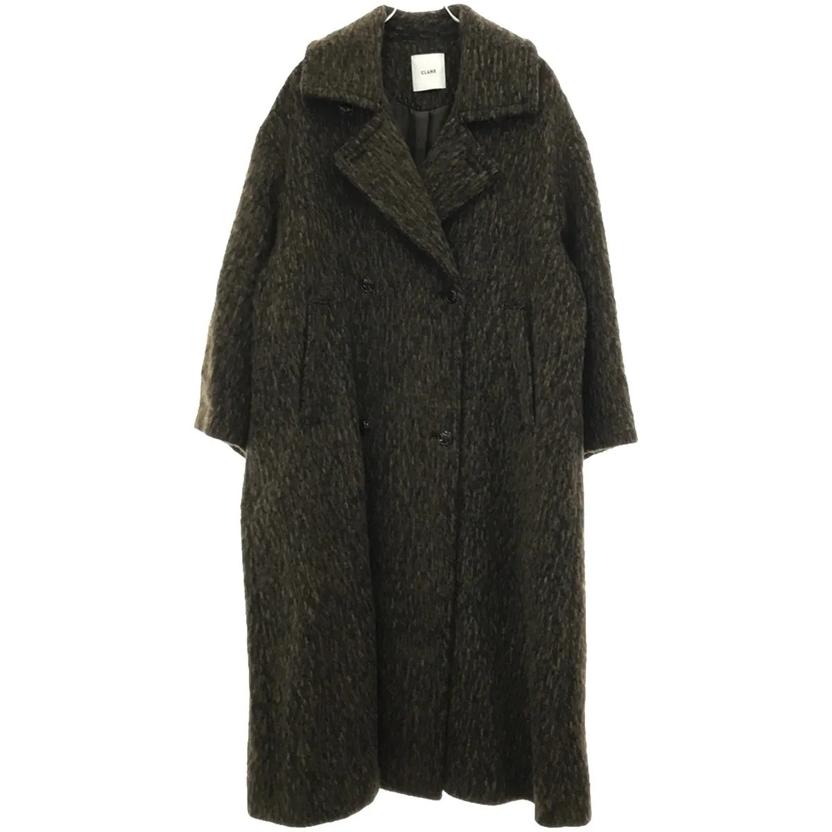 CLANE クラネ 21AW MIX SHAGGY LADY COAT ミックスシャギーコート