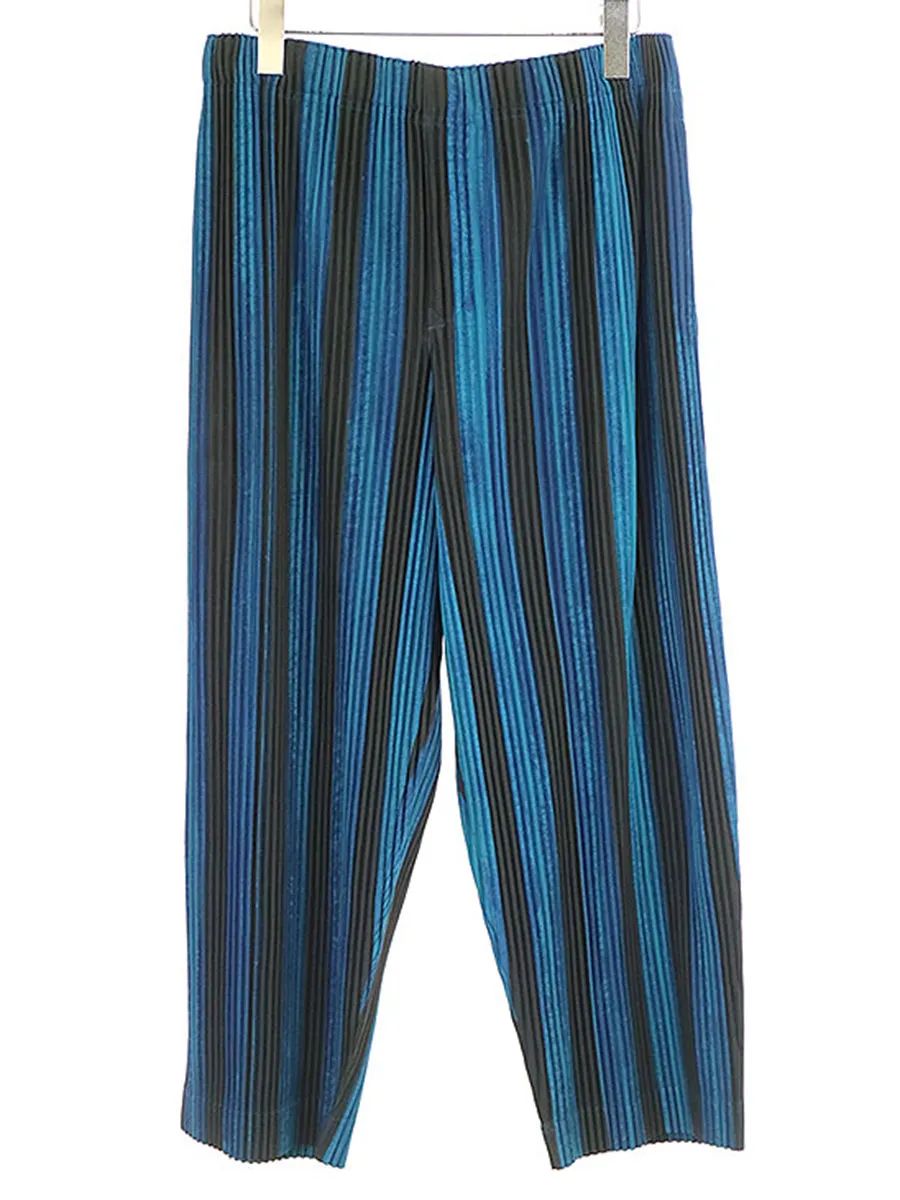 ISSEY MIYAKE オム プリッセ イッセイミヤケ ストライププリーツパンツ