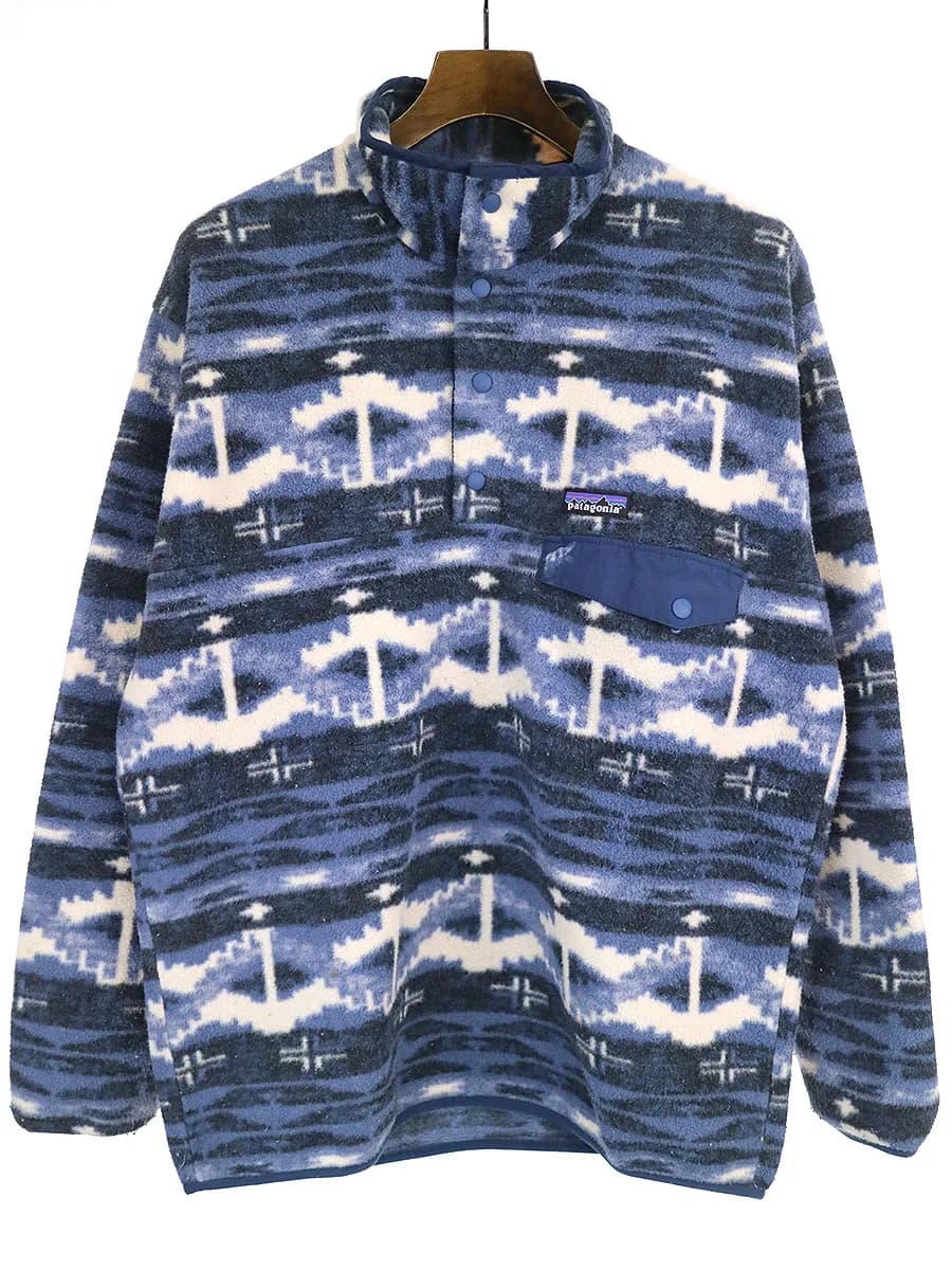 patagonia パタゴニア 18AW Synchilla Snap-T Pullover 総柄フリースプルオーバー