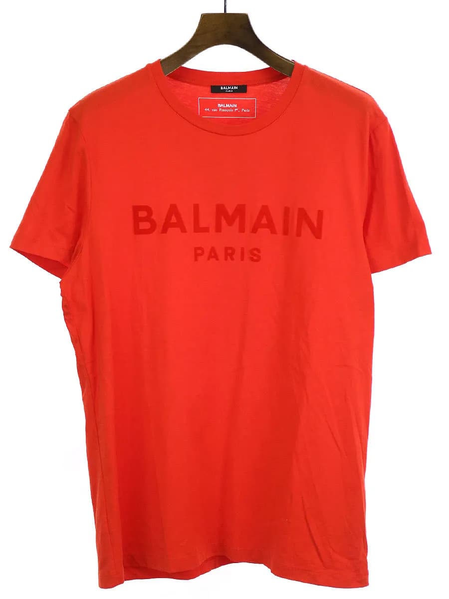 BALMAIN HOMME バルマン オム ロゴワッペンTシャツ