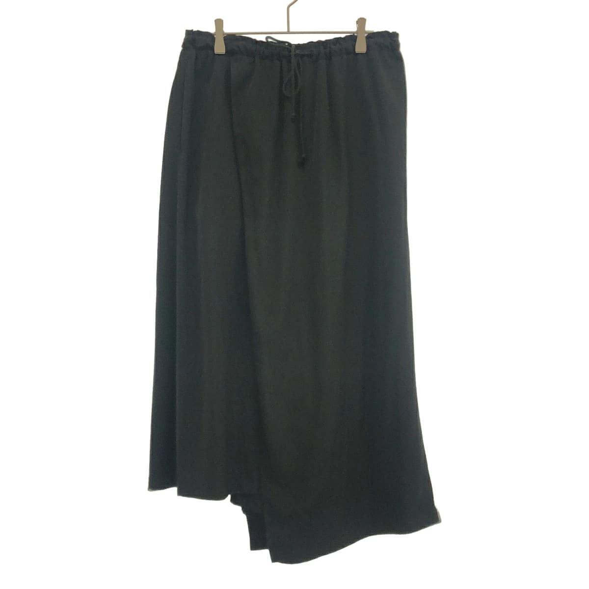 Yohji Yamamoto ビー ヨウジヤマモト 19SS トリアセテートドレープスカートパンツ