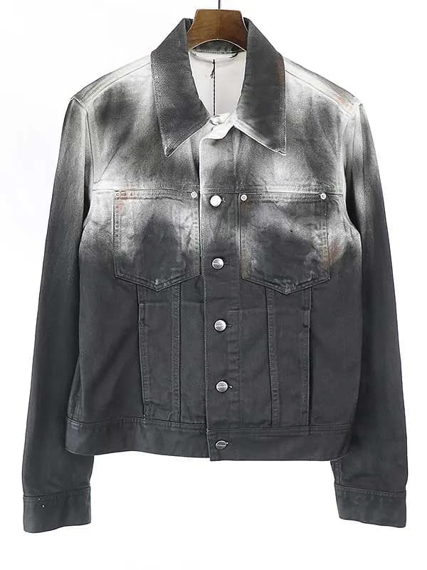 NAMACHEKO ナマチェコ 21SS WAX PAINT DENIM JACKET ワックスペイントデニムジャケット