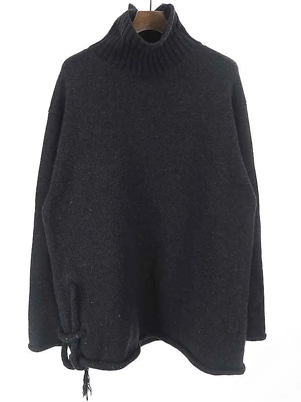 Yohji Yamamoto ヨウジヤマモト プールオム 16AW ハイネックウールニットセーター