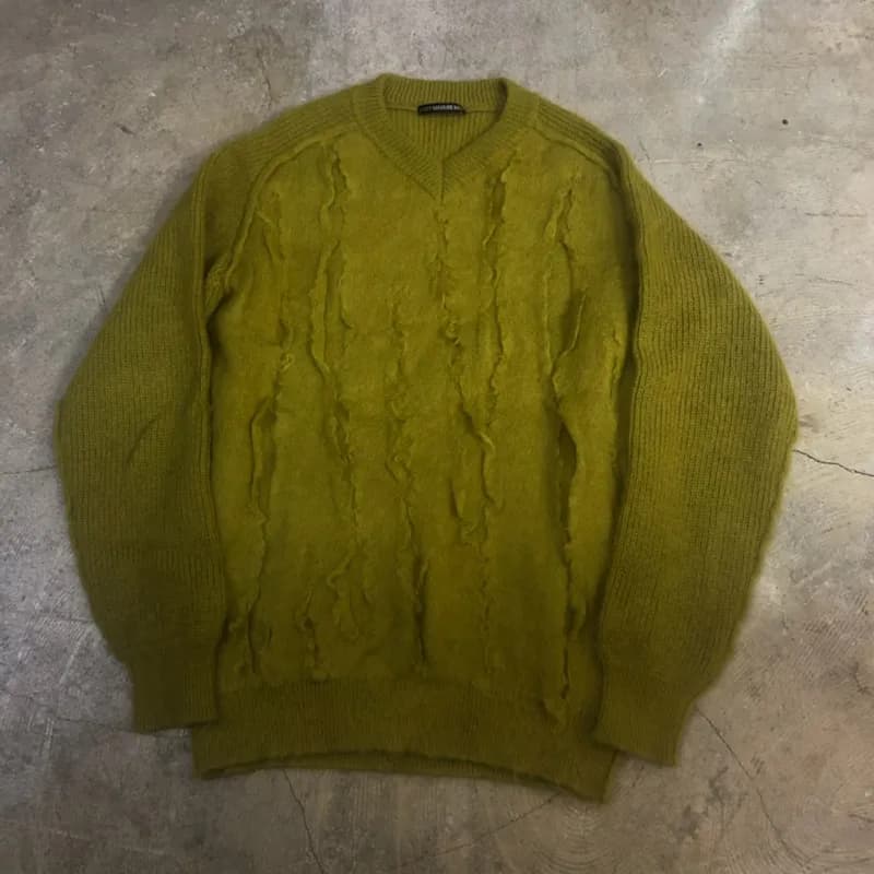 ISSEY MIYAKE ISSEY MIYAKE MEN 17AW デストロイ加工モヘアニットセーター