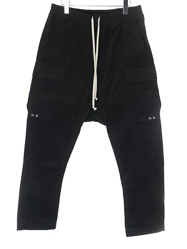 Rick Owens リックオウエンス 22AW CARGO LONG コットンツイルサルエルカーゴパンツ