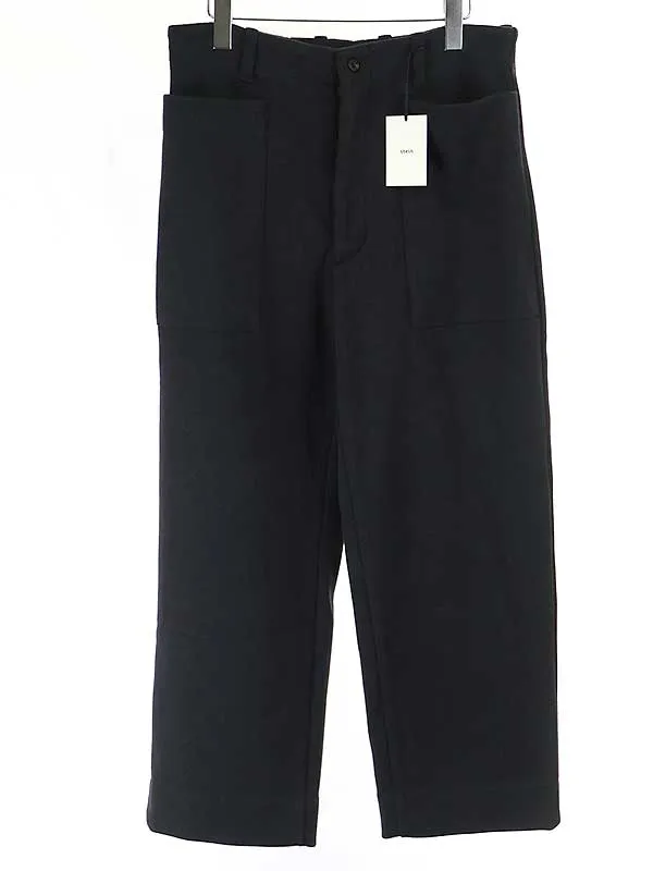 stein シュタイン 22SS COTTON CASHMERE KNIT EASY TROUSERS パンツ