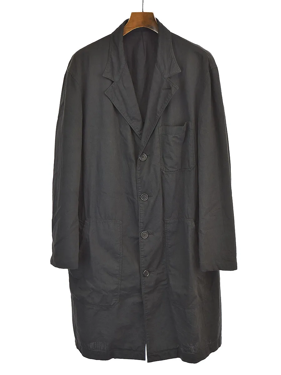 Yohji Yamamoto ヨウジヤマモト プール オム 14SS 製品染めショップコート