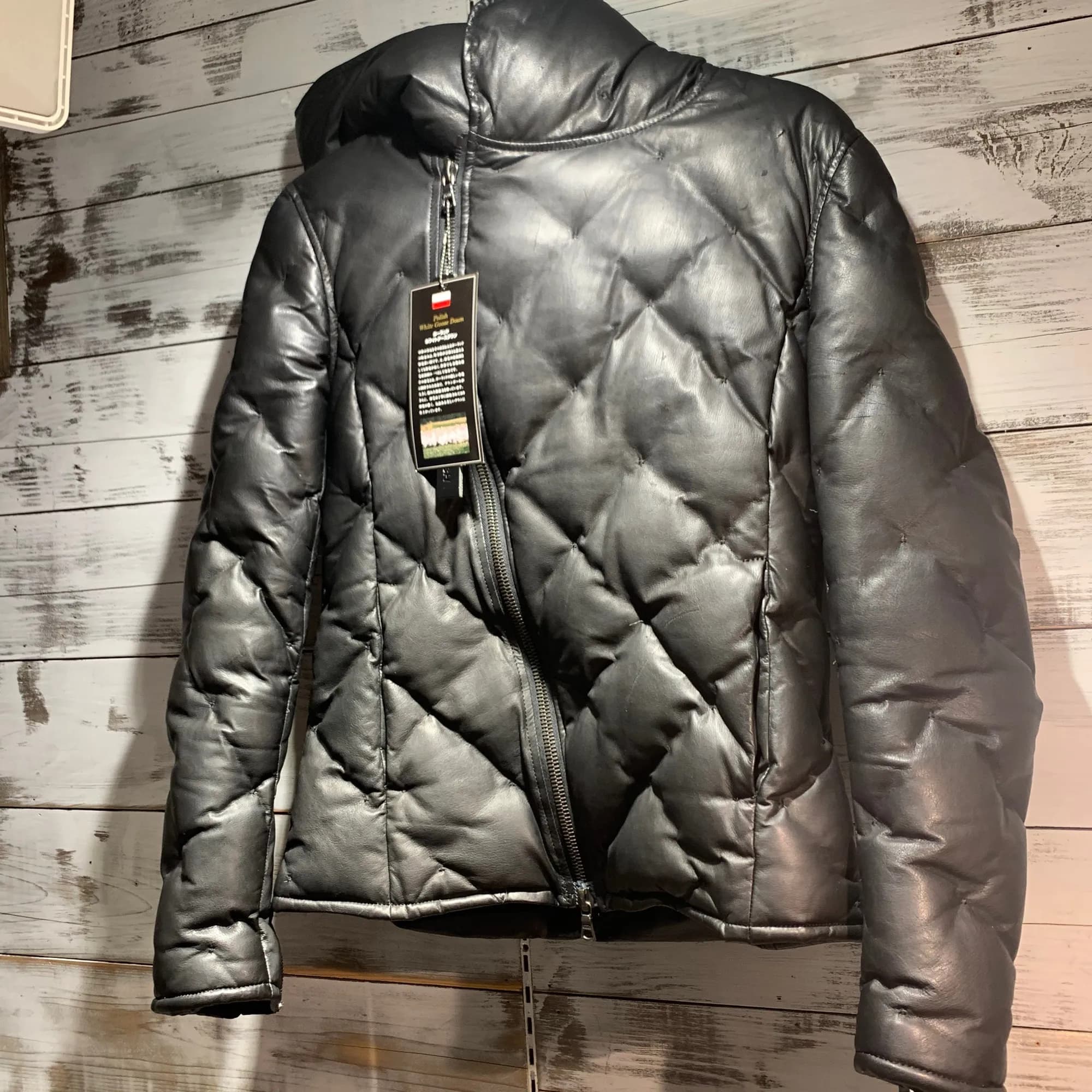ISAMU KATAYAMA BACKLASH ISAMU KATAYAMA BACKLASH 1363-02 カンガルーレザーダウンジャケット