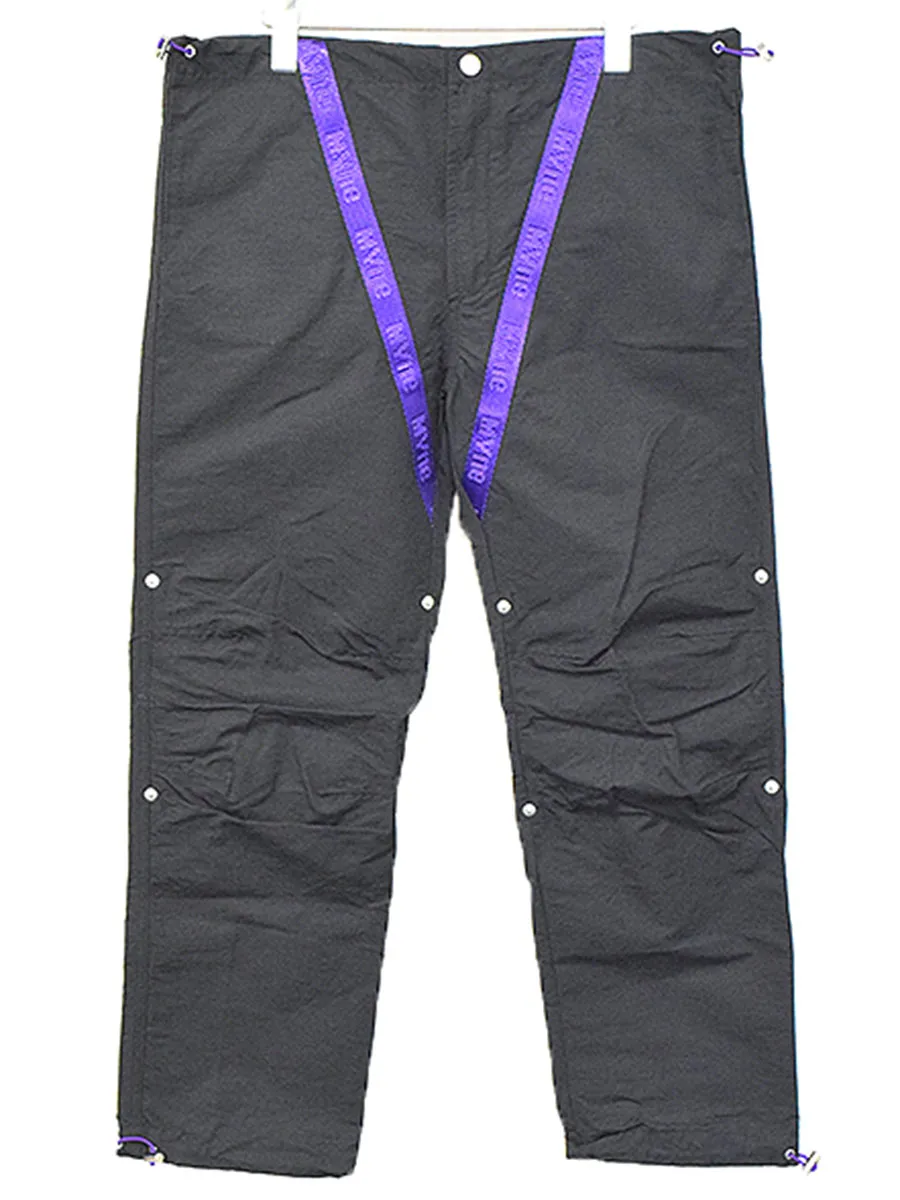MYne マイン 18SS TAPE NYLON PANTS V字テープナイロンイージーパンツ