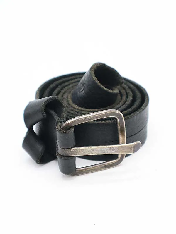 m.a+ エムエークロス 17AW CROSS CUTS WIDE LEATHER BELT バイソンレザー クロスカットベルト
