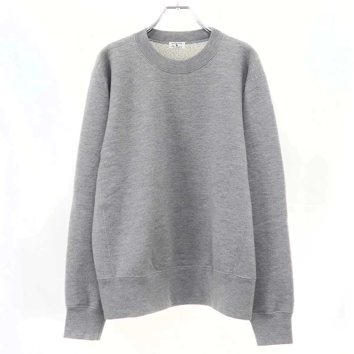 MAATEE&SONS マーティーアンドサンズ 22AW UNREAL REAL CLOTHES別注 極上のREVERSE WEAVE カシミヤスウェットプルオーバー