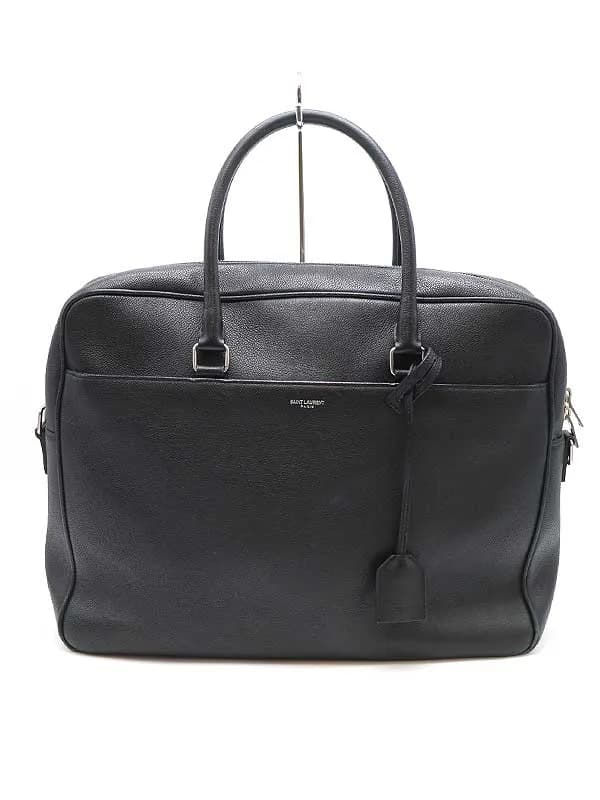SAINT LAURENT サンローラン パリ レザーブリーフケース ビジネスバッグ
