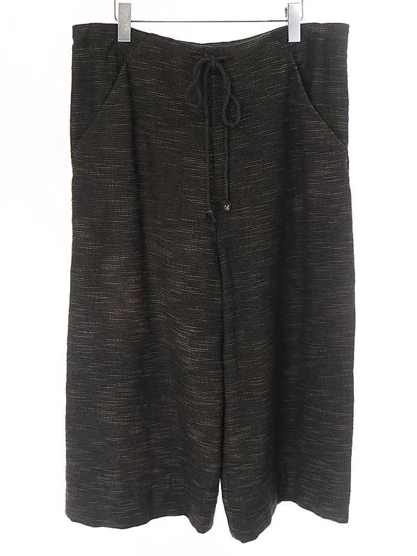 BIEK VERSTAPPEN ビークファースタッペン 21AW EASY TROUSERS ワイドクロップドパンツ