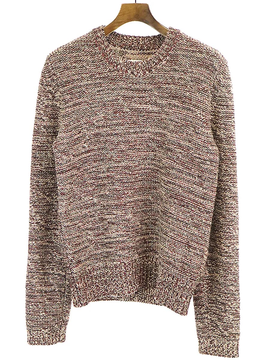Maison Margiela メゾン マルタン マルジェラ10 16AW クルーネックメランジニットセーター
