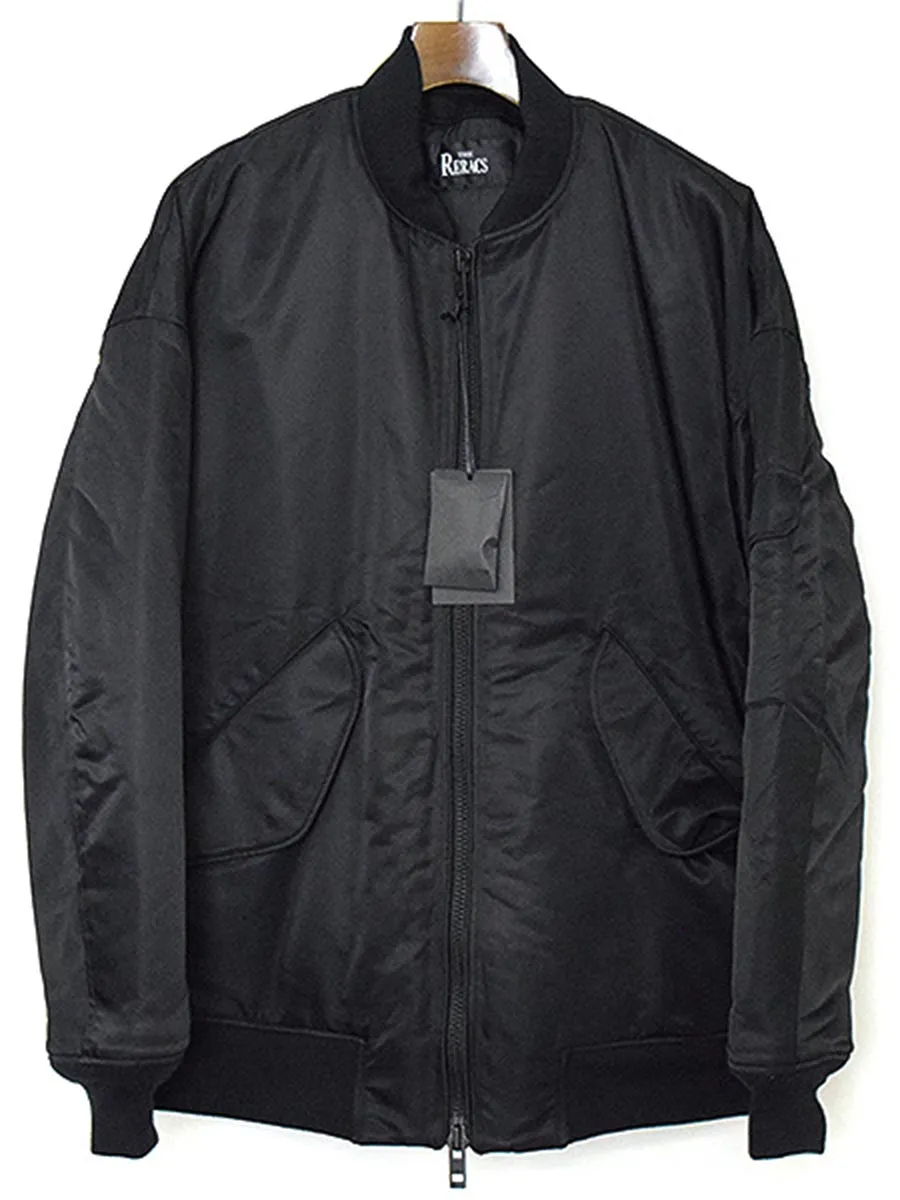 THE RERACS ザ リラクス 17AW MA-1 オーバーサイズドナイロンボンバージャケット