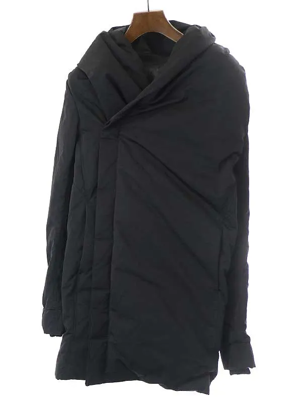Rick Owens リックオウエンス 13AW ショールカラーナイロンダウンコート