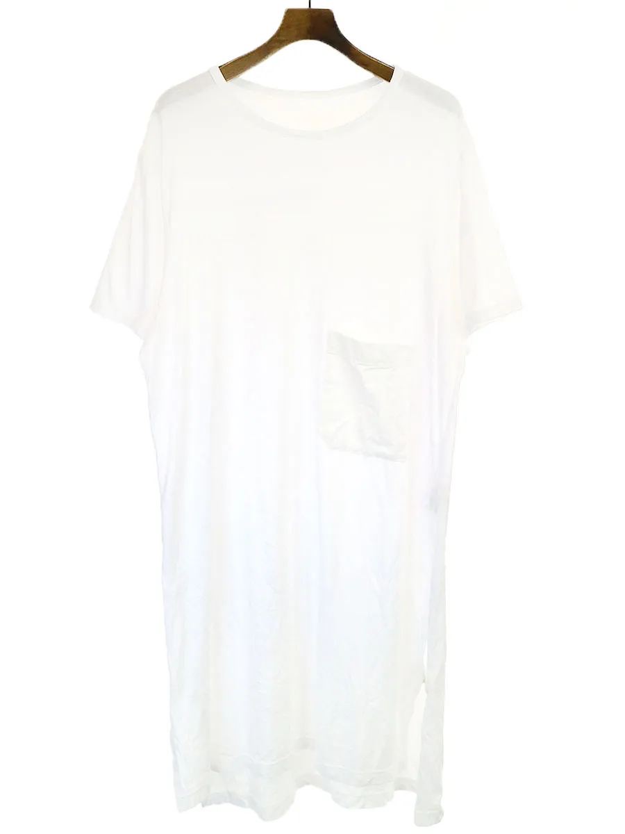 Yohji Yamamoto グラウンド ワイ 19SS モダール天竺ポケットロングTシャツ