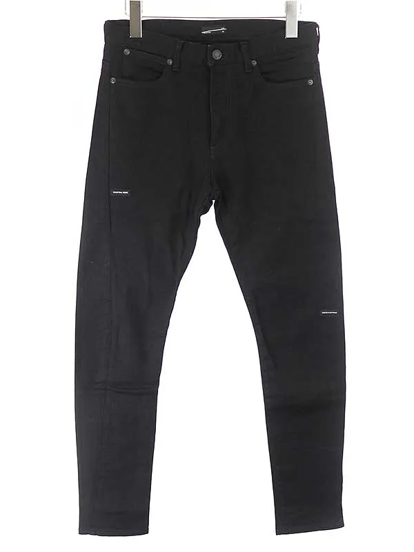 LAD MUSICIAN ラッドミュージシャン 18SS パッチ付きストレッチスキニーデニムパンツ