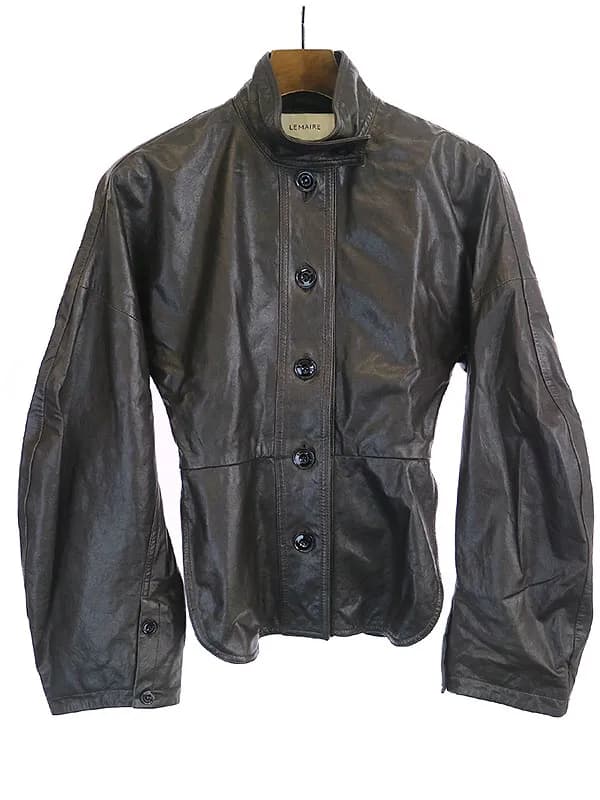 LEMAIRE ルメール 18AWラージスリーブレザージャケット