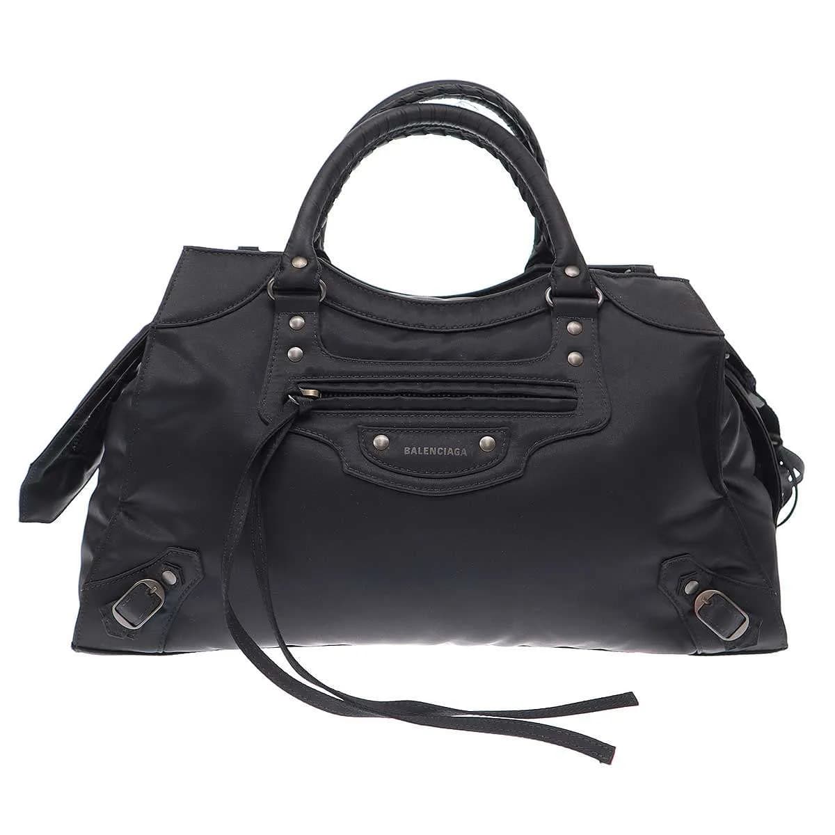 BALENCIAGA バレンシアガ Nylon Neo Classic Medium Shoulder Bag リサイクルナイロン2WAYショルダーバッグ 638470