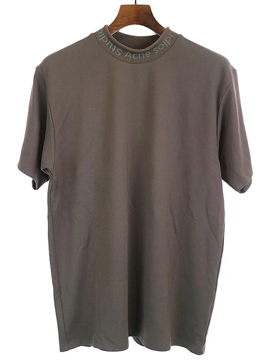 Acne Studios アクネ ストゥディオズ NAVID ロゴデザインモックネックTシャツ