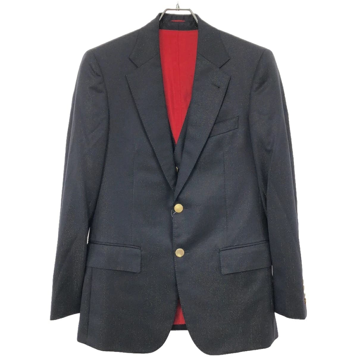 WACKO MARIA ワコマリア 3ピースDORMEUIL生地 ラメステッチセットアップスーツ 12AW-WMJ-14