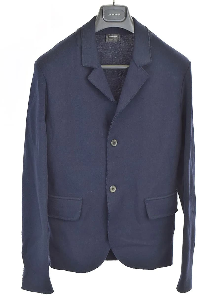 JIL SANDER ジルサンダー 13SS ウールストレッチニットジャケット