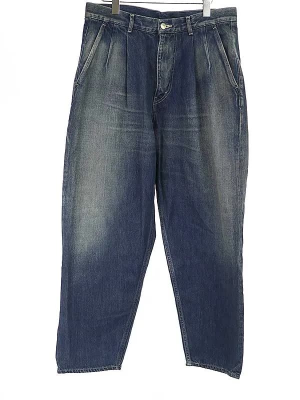 Graphpaper グラフペーパー 22SS Selvage Denim Two Tuck Tapered Pants デニムパンツ